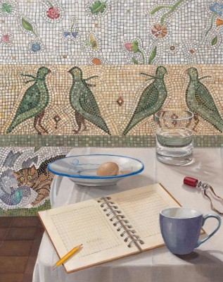 Birdcall, 15.75 x 19 inches