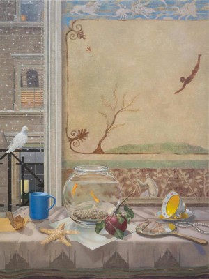 The Diver, 24 x 32 inches oil on linen on panel 2014