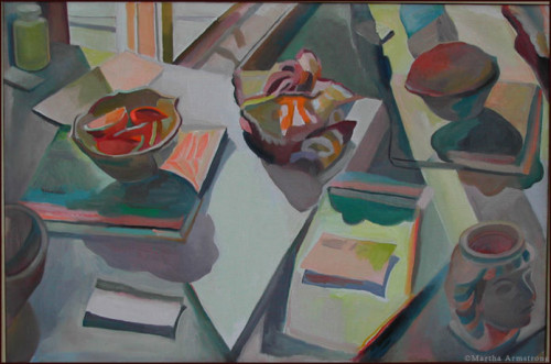 Venus and her Tribute 20" X 30" oil on canvas 2007