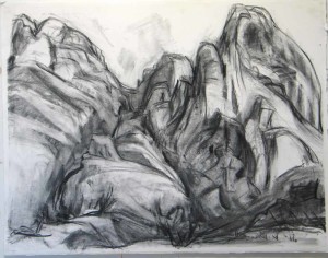 climbers' rocks -Lost Horse Road