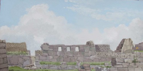 Peru, Temple of the Three Windows Facing East 2005