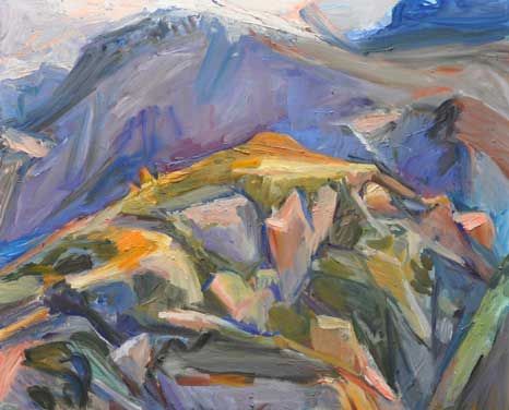 Winter Ravens Nest peak