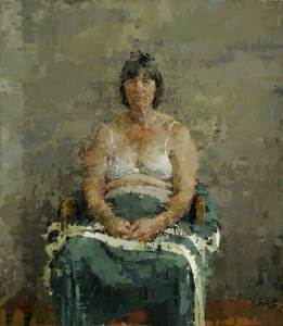 Ann Gale, Babs with Ribbons, 2008. Observational, Dionysian