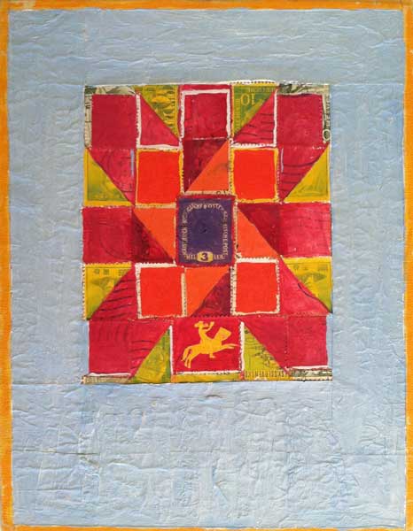 Caren Canier, Collage, 1974, 8x6 inches
