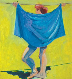 Figure with Clothesline