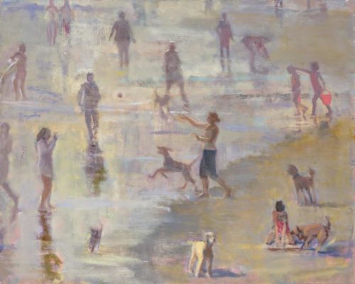 Foggy Beach, 24 X 30 inches, oil on linen