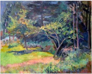 Apple Trees by the Studio, 1986