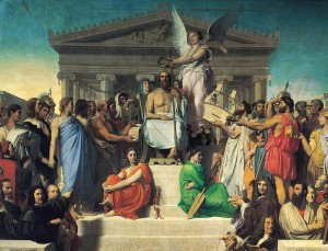 Jean Auguste Dominique Ingres, Apotheosis of Homer, 1827