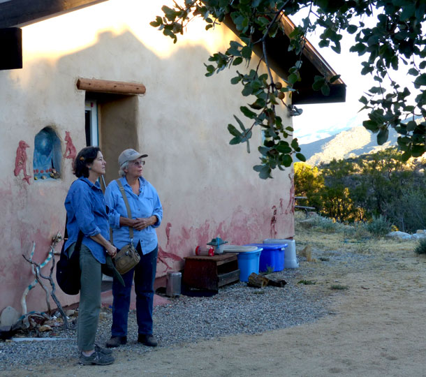 Jane Culp and Celia Reisman at Jane Culp's home