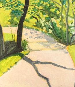 GORDON LANE 1985, oil on masonite, 16 x 14 inches