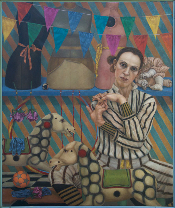 Lani Irwin, Epona, 2013, 120 x 100 cm, oil on linen