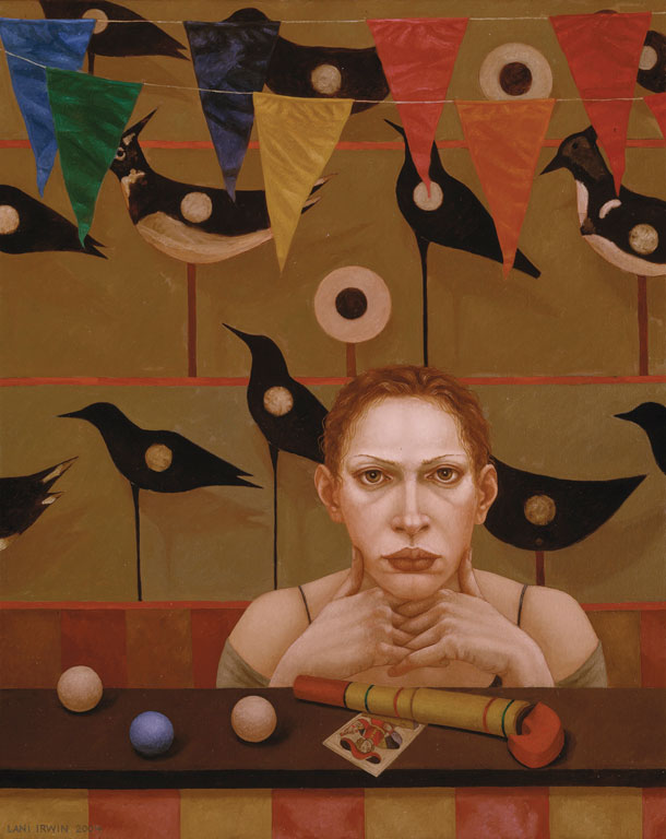 Carnival III (Borrowed Space), 2004, 29.5 x 23.5 in, oil on linen