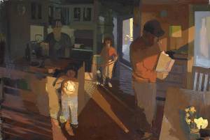Susan Lichtman, Family at Sundown, 2005 Constructed, Dionysian
