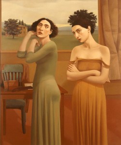 Preparing for Evening, 1997, 47 1/4 X 39 3/8 in., oil