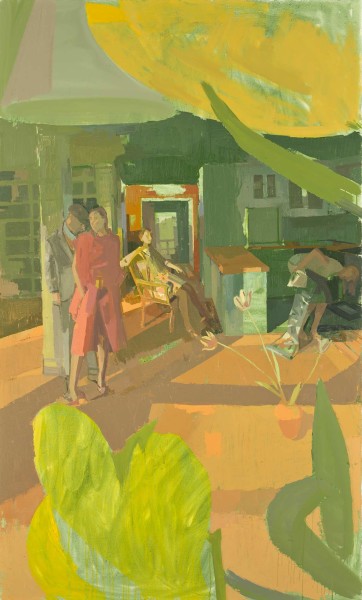 Hostess, 66x45 in o/c 2015