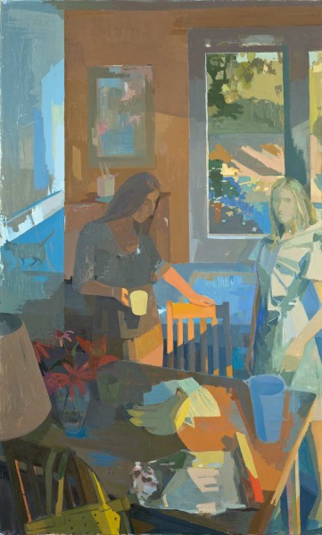 Sisters, 66x45 o/c 2014
