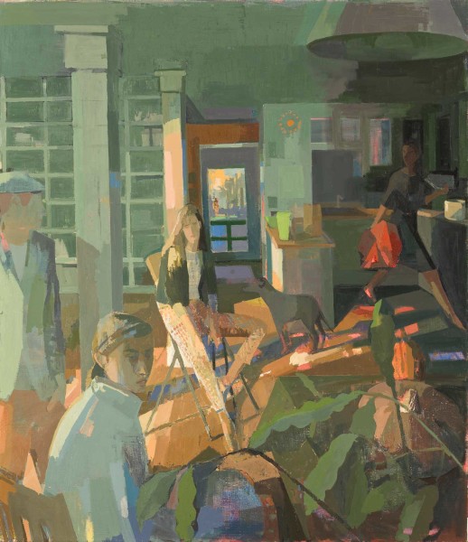 Home From School, 54x45 in o/c