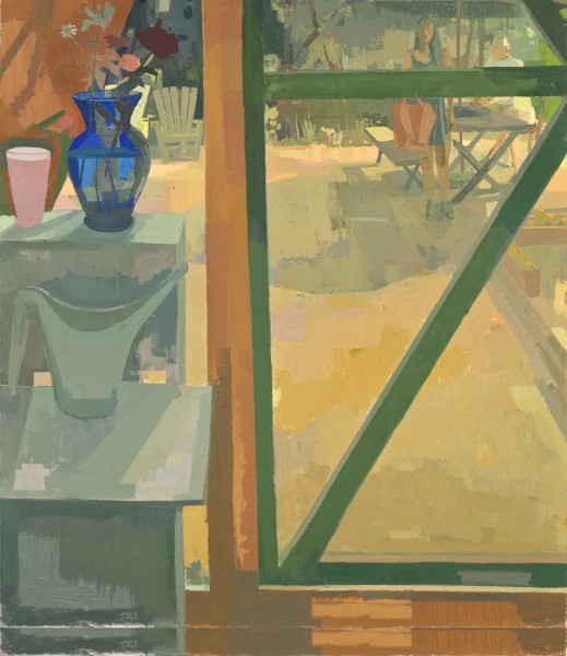 The Green Z, 45 x 54 in o/c 2014 